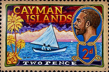 Gillian Claghan Cayman Stamp 2024